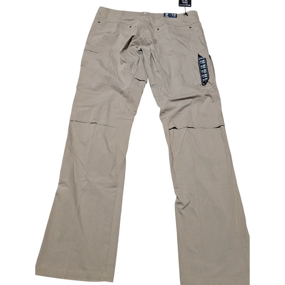 KUHL Pants Mens 36x34 Fossil Konfidant Air Klassik Fit Hiking Technical Khaki